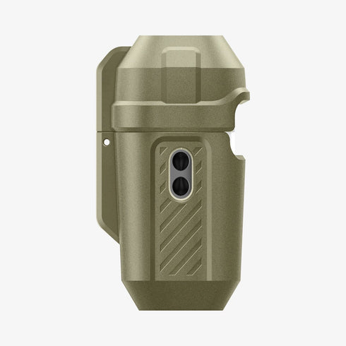 ACS05485 - Apple AirPods Pro 2 Case Lock Fit in matte black showing the front